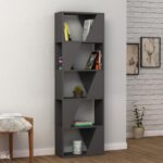 Polica FRAME antracit