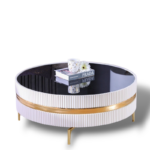 Klub sto 027 cream/gold lines