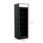 Rashladna vitrina MAX 385 DC black