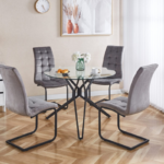 Stolica NC-601 siva/crne mealne noge