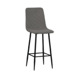 Barska stolica BC-812 tamno siva/crne noge