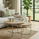 Set stolova ITALIA TRK trav.bež mat 80x50cm ; 80x60cm