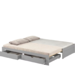 Krevet LIVIO 2561000805 90-180x200cm siva